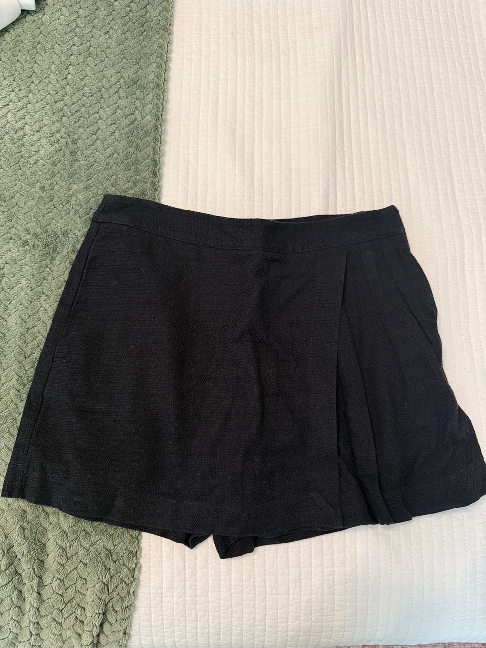 Zara Black Women's Pleated Skort
